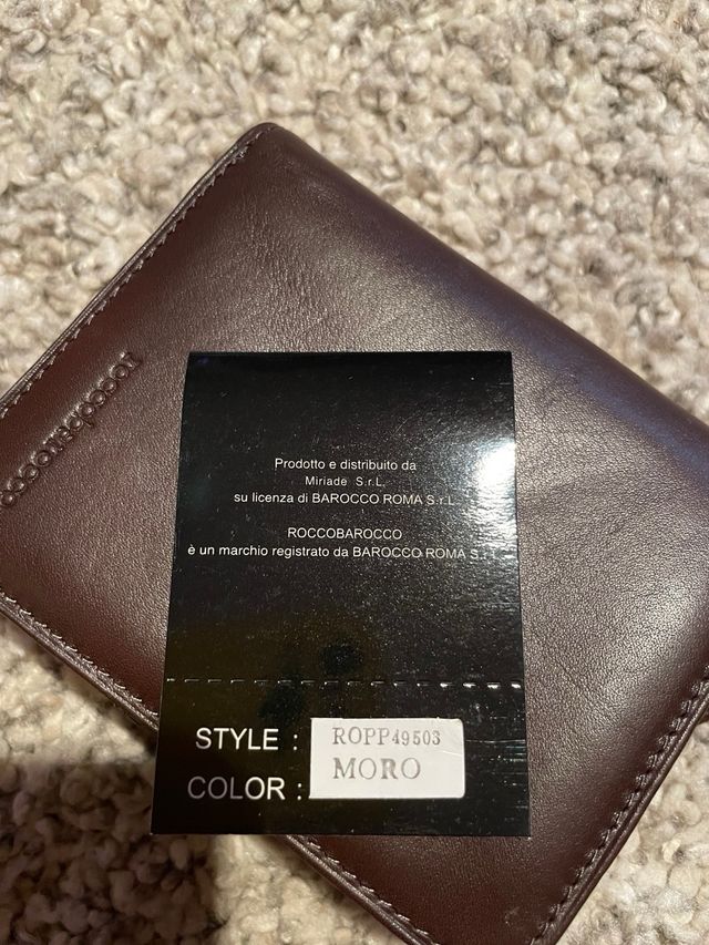 Portafolgio Roccobarocco in pelle