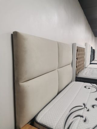 CABEZAL DE DISEÑO A CUADROS 150cm
