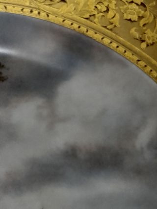PIATTO DA PARETE PORCELLANA E ORO VINTAGE KAISER