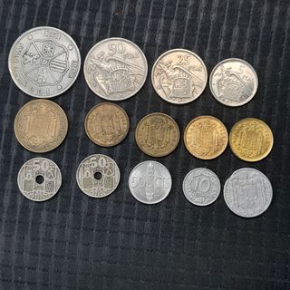 Monedas estado español franco 