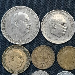 Monedas estado español franco 