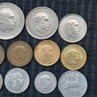 Monedas estado español franco 