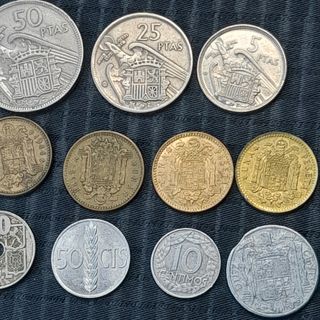 Monedas estado español franco 