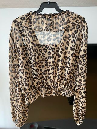 Blusa Zara leopardo
