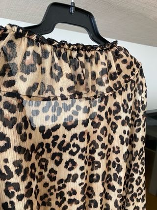 Blusa Zara leopardo