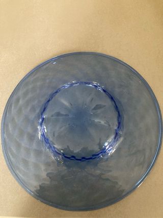 piatto in vetro vintage