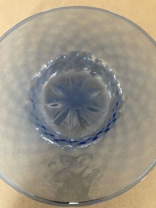 piatto in vetro vintage