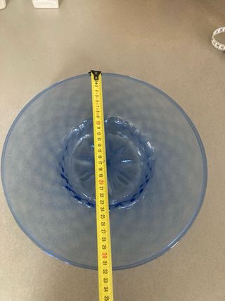 piatto in vetro vintage