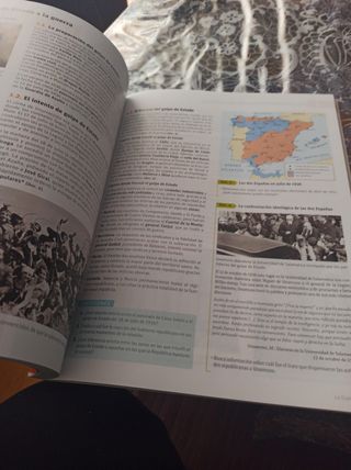 Libro historia de España. SM 2 BACHILL