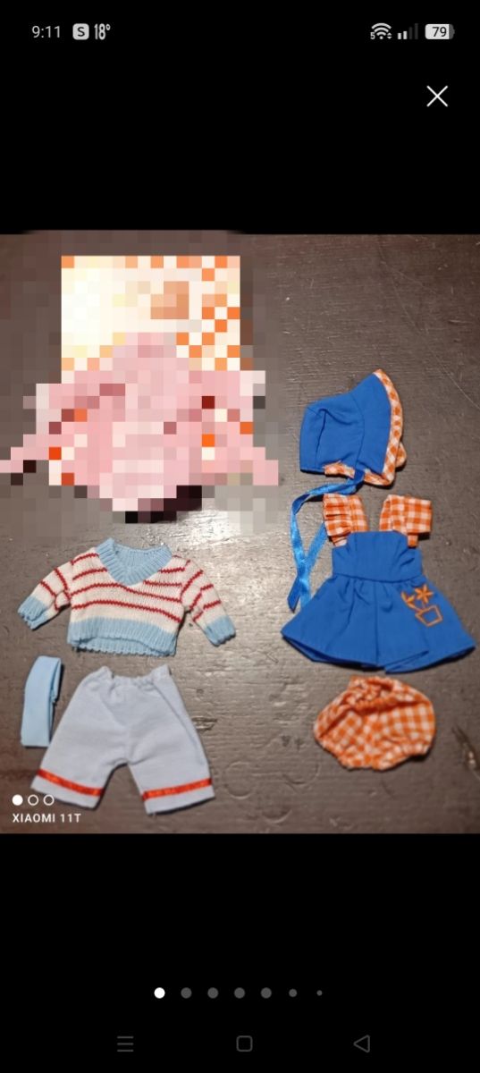 Vestidos de Mariquita Pérez de 21 cm,3€