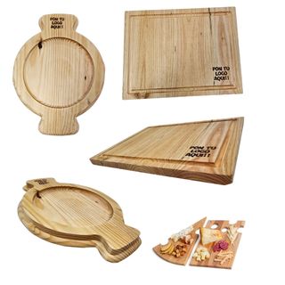 Platos tablas madera
