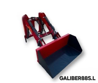 Pala para tractor con doble brazo