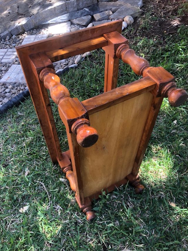 Mesa baja madera maziza 48x48x88