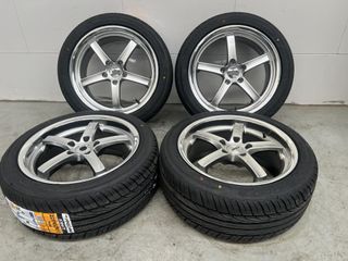 Juego Llantas 17 pulgadas 5x112 Mercedes Audi WW