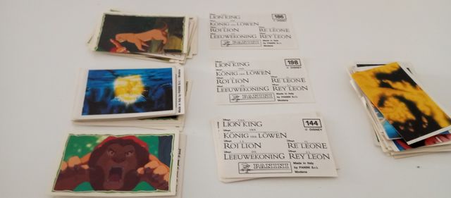 Cromos rey león 