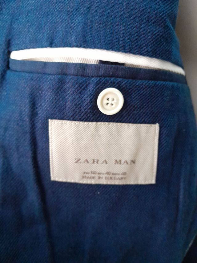 Giacca uomo cotone zara taglia 50