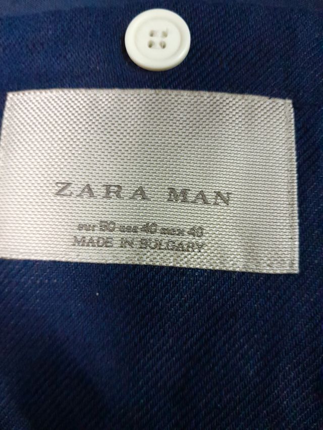 Giacca uomo cotone zara taglia 50