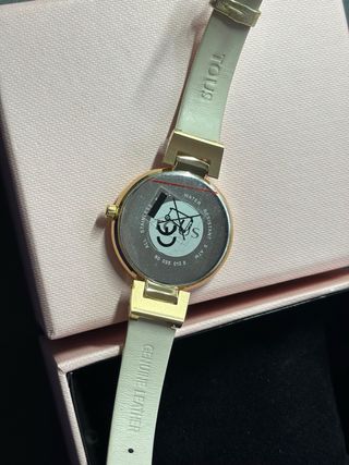 Reloj TOUS dorado de 36mm, correa de piel, NUEVO