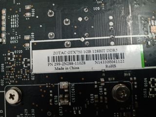 Gtx 750 gtx750 nvidia marca zotac