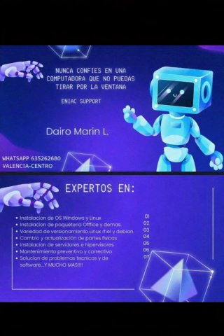 Mantenimiento de computadoras y mas
