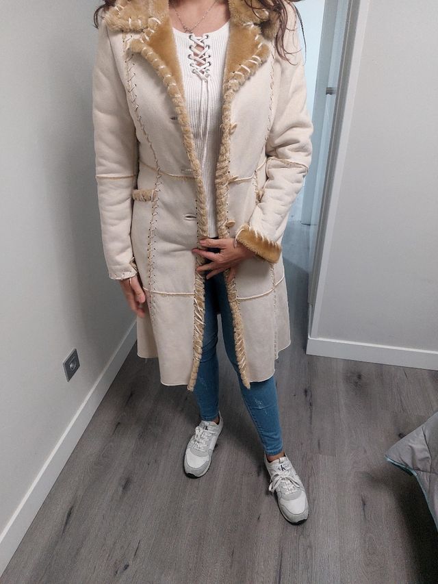 Abrigo de antelina REBAJAS