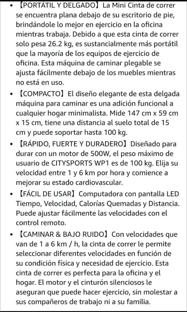 Cinta de andar y correr