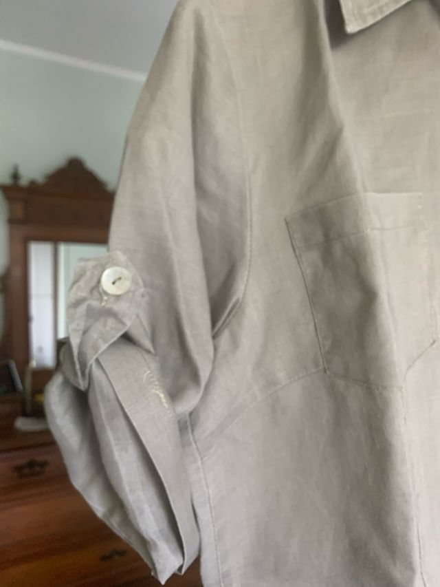 Camicia maniche corte puro e raffinato lino