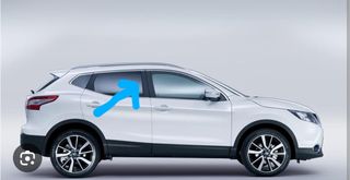 Lámina adhesiva negra Nissan Qashqai