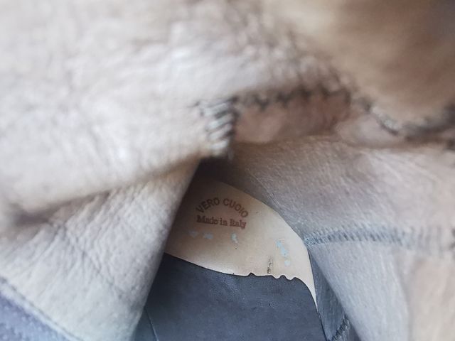 Stivali alti cuoio testa di moro