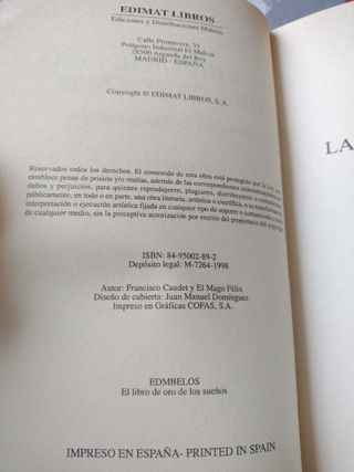 El libro de oro de los Sueños