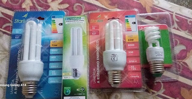 4 Lampadine risparmio energetico 
