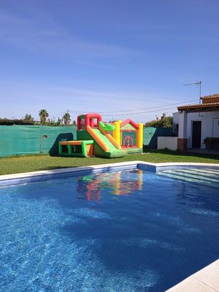 Alquiler castillo hinchable, música, inchable