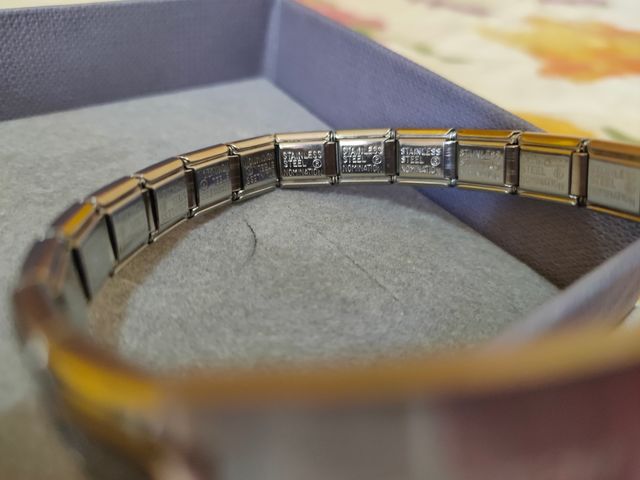 Bracciale Nomination in acciaio