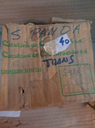 SEAT 127,PANDA 45,FURA Carburador