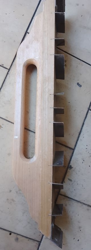 Pialla per gesso più paletta angolare