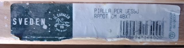 Pialla per gesso più paletta angolare