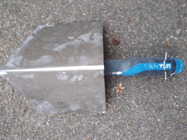 Pialla per gesso più paletta angolare