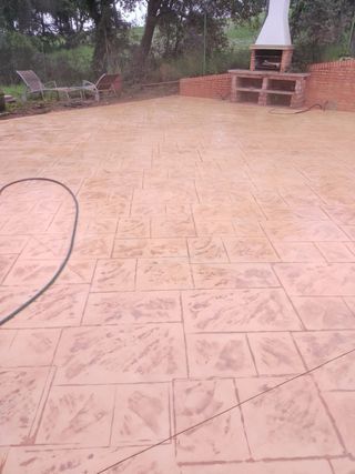 HORMIGON IMPRESO Y PULIDO, MONOCAPAS