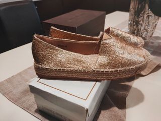 Scarpe donna espadrillas dorate