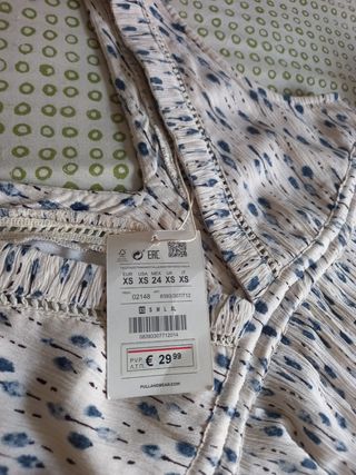 Vestido maxi c/etiqueta TS Pull&Bear