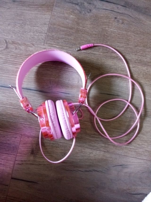 Auriculares rosas