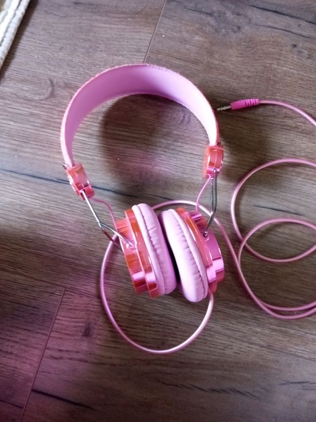 Auriculares rosas