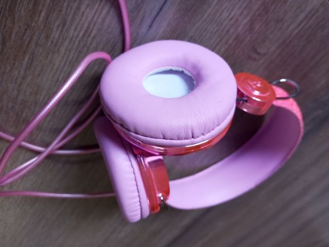 Auriculares rosas