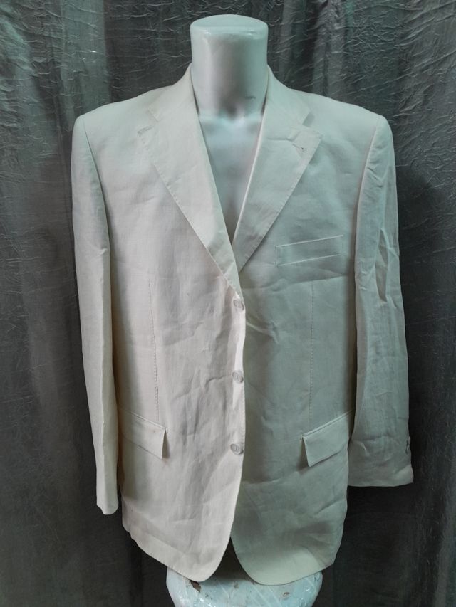 Giacca uomo puro lino gian marco venturi taglia 54