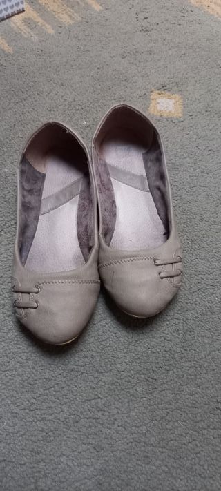 Parisinas o bailarinas en color beige nº 40