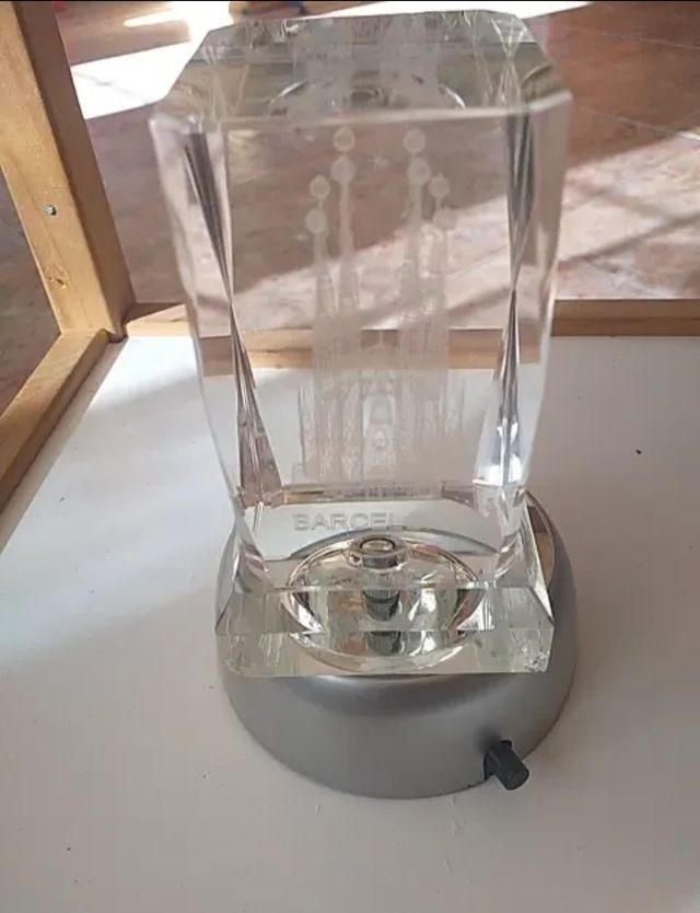 Decoración transparente sagrada familia