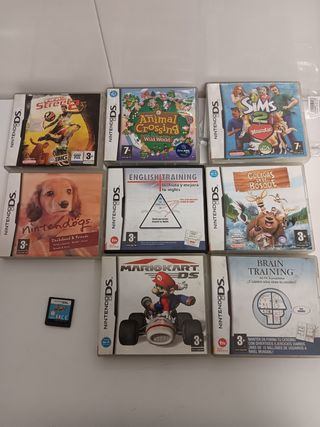 Nintendo DS gris + Juegos