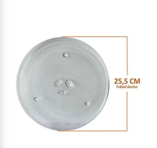 Plato microondas 25'5 cm