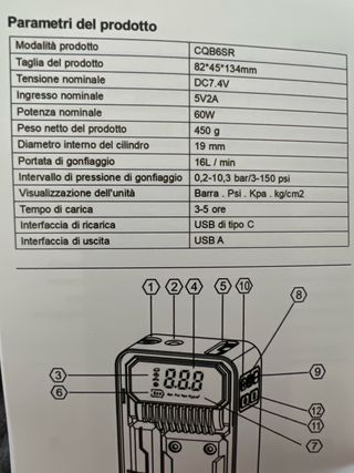 SuperPump Compressore Portatile