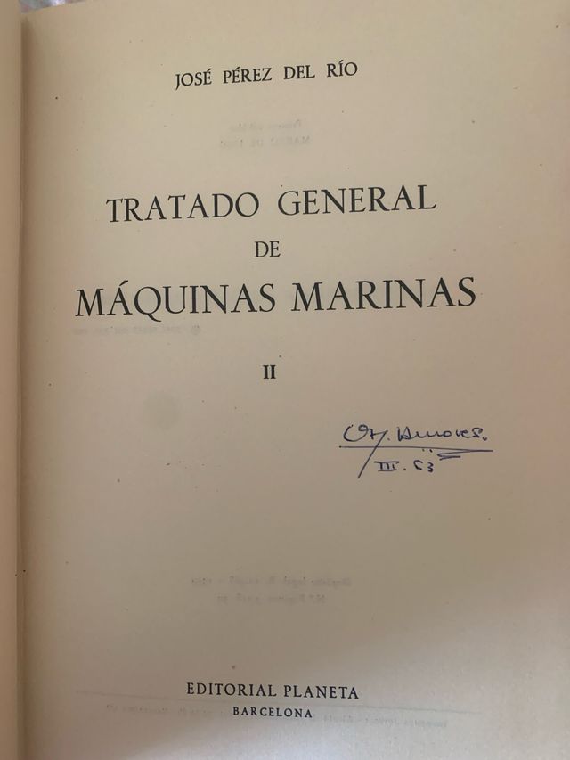 Tratado General de Maquinas Marinas